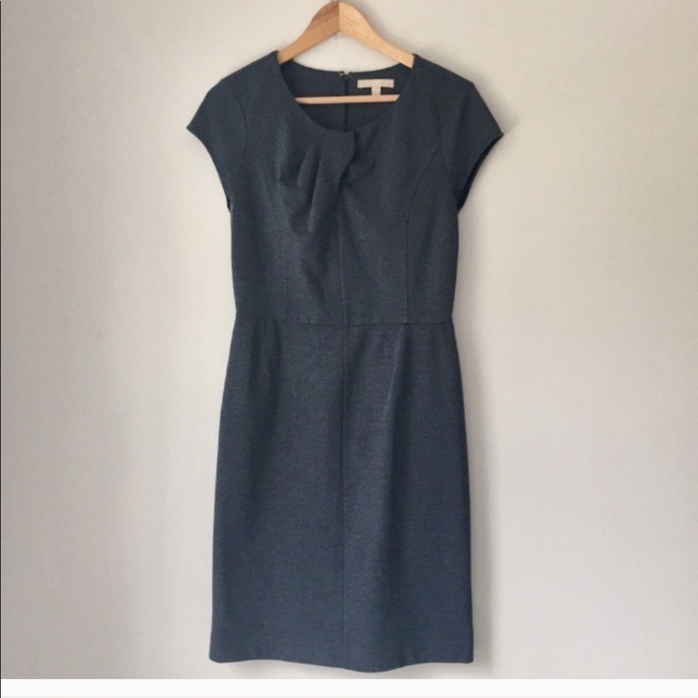 Banana Republic twist neck work dress